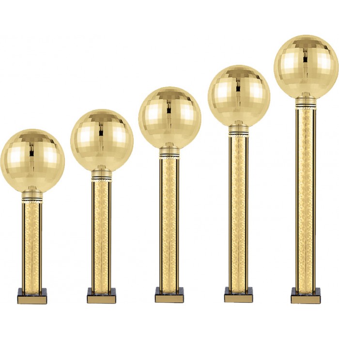 GOLD COLUMN DANCE TOWER TROPHY - 5 SIZES (380MM - 580MM) ***bulk buy discounts available***